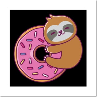 Sloth Donut Posters and Art